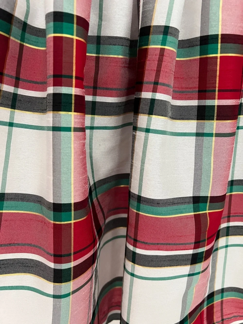 Gymboree | Plaid Toddler Dress Green Red Bow 18-24M